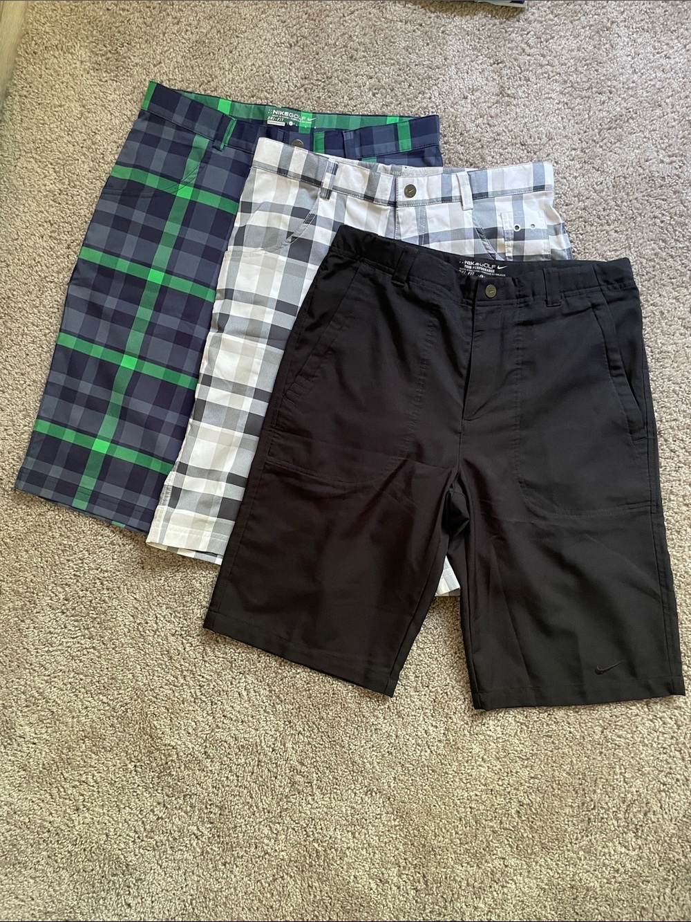 Nike Golf Shorts (3-Pack) Boys/Youth Large Dri-Fit